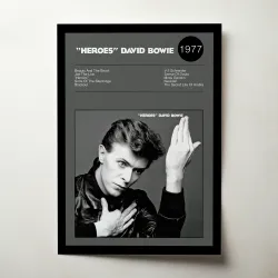 David Bowie – HeroesFine Art Album Poster