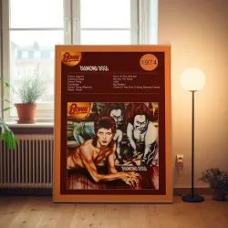 David Bowie – Diamond Dogs Fine Art Album Poster | Music Decor