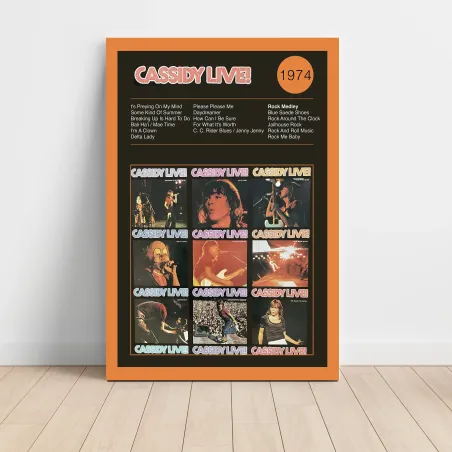 David Cassidy – Cassidy Live! Fine Art Album Poster