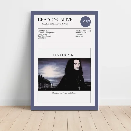 Mad, Bad & Dangerous: Iconic Dead or Alive Album Poster