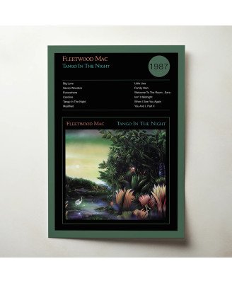 Fleetwood Mac – Tango In The Night  Fine Art Album Poster