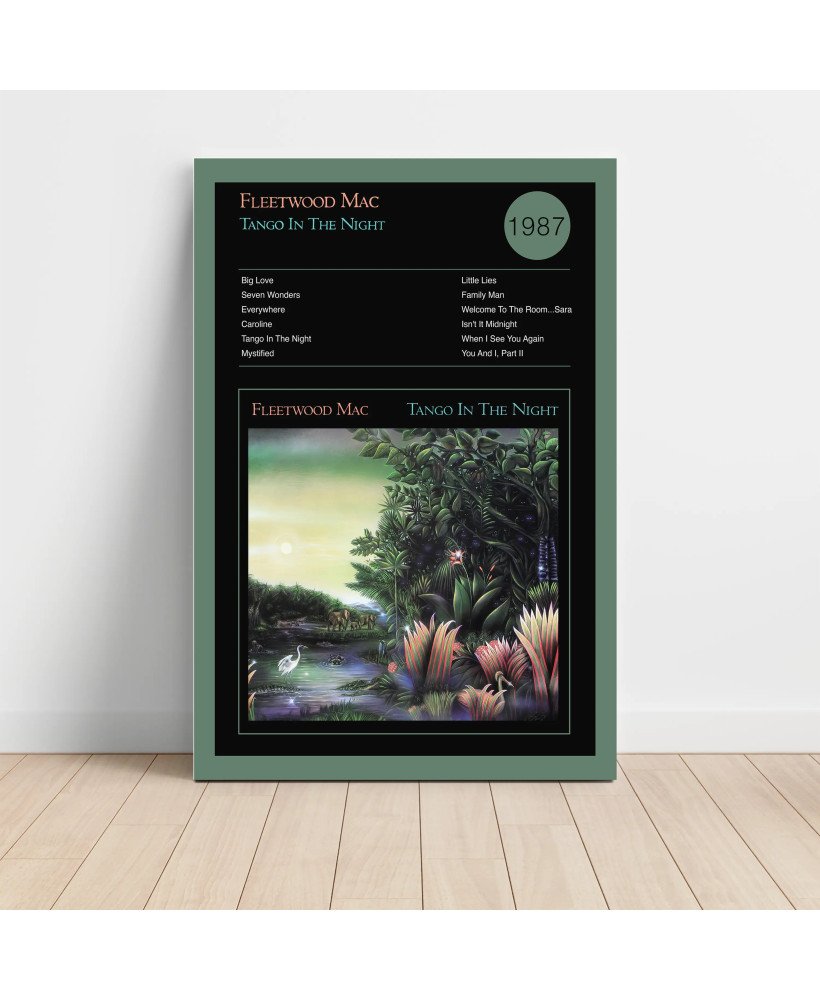 Fleetwood Mac – Tango In The Night  Fine Art Album Poster