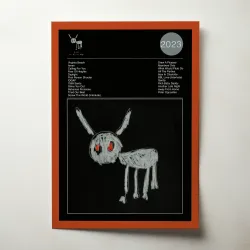 Drake – For All The Dogs Fine Art Album Poster
