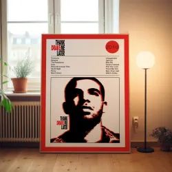 Drake – Thank Me Later Fine Art Album Poster