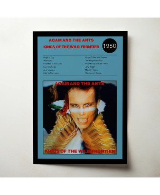 Adam And The Ants – Kings Of The Wild Frontier Fine Art Album Poster