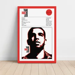 Drake – Thank Me Later Fine Art Album Poster
