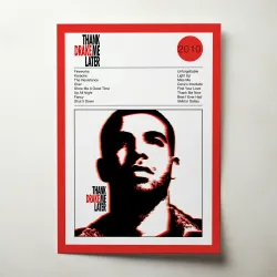 Drake – Thank Me Later Fine Art Album Poster
