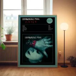 Drowning Pool – Sinner Fine Art Album Poster | Music Decor