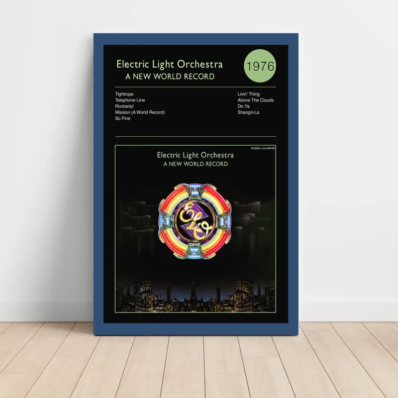 ELO – A New World Record Fine Art Album Poster