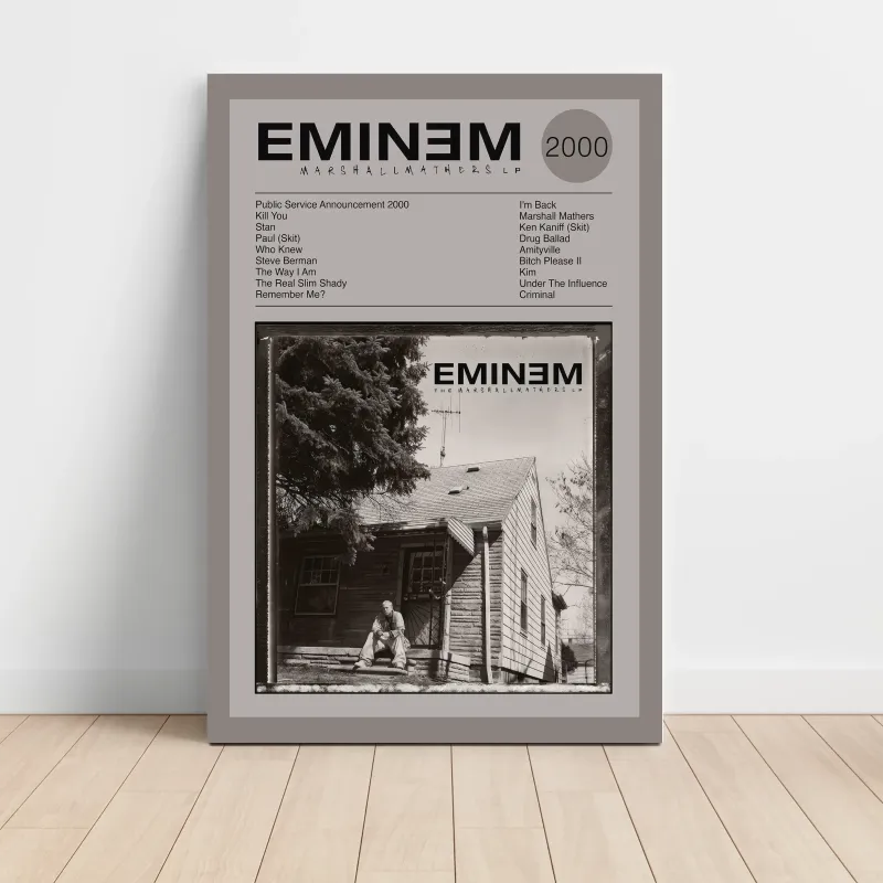 Eminem – The Marshall Mathers LP Fine Art Album Poster