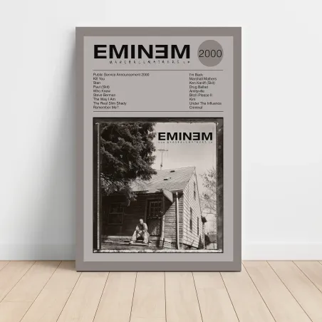 Eminem – The Marshall Mathers LP Fine Art Album Poster