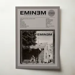 Eminem – The Marshall Mathers LP Fine Art Album Poster
