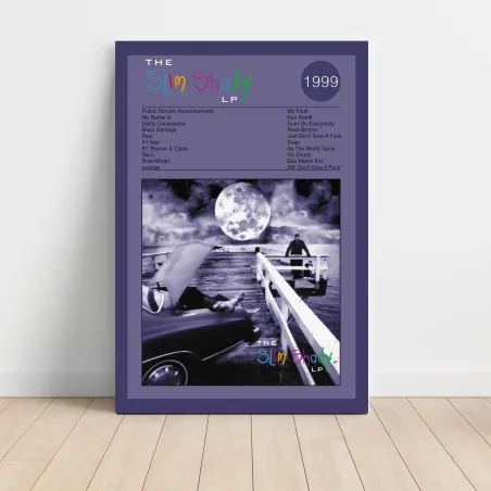 Eminem – The Slim Shady LP Fine Art Album Poster