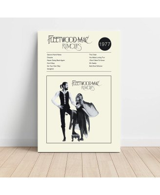 Fleetwood Mac - Rumours  Fine Art Album Poster