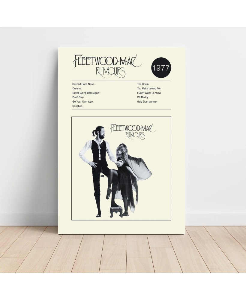 Fleetwood Mac - Rumours  Fine Art Album Poster