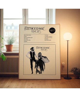 Fleetwood Mac - Rumours  Fine Art Album Poster