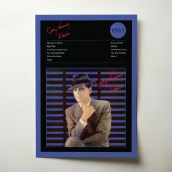 Gary Numan – Dance Album Poster | Fine Art Music Decor