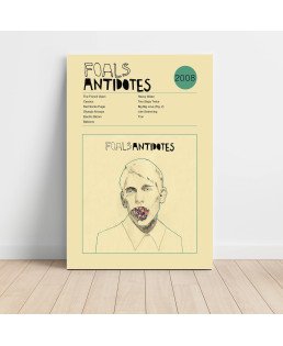 Foals - Antidotes  Fine Art Album Poster Wall Art