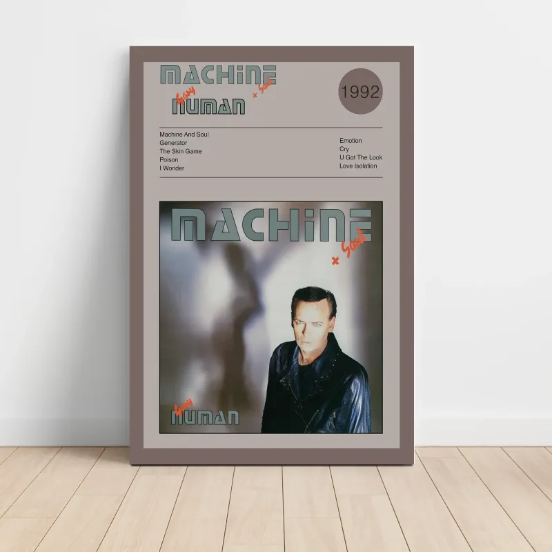 Gary Numan – Machine + Soul Fine Art Album Poster