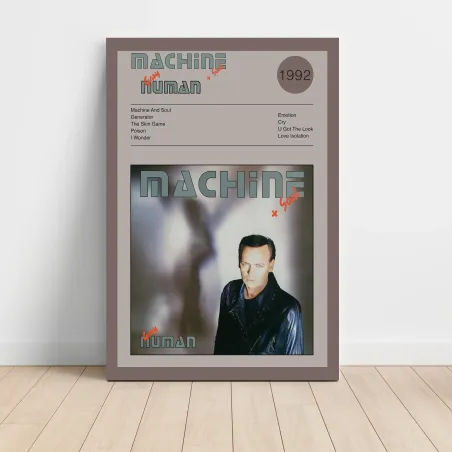 Gary Numan – Machine + Soul Fine Art Album Poster