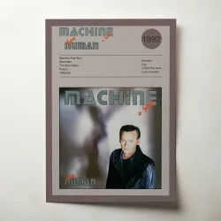 Gary Numan – Machine + Soul Fine Art Album Poster
