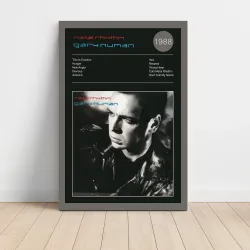 Gary Numan – Metal Rhythm Fine Art Album Poster