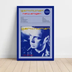 Gary Numan – New Anger Fine Art Album Poster