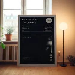 Gary Numan – Sacrifice Fine Art Album Poster | Music Decor