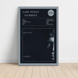 Gary Numan – Sacrifice Fine Art Album Poster