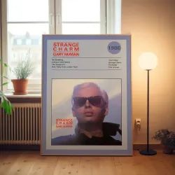 Gary Numan – Strange Charm Fine Art Album Poster