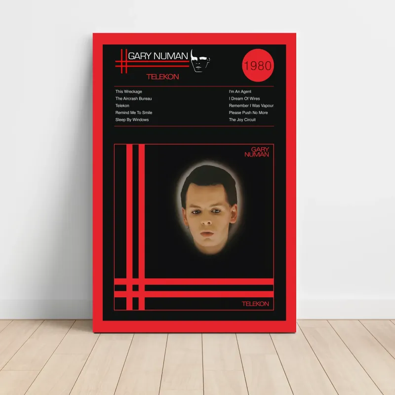 Gary Numan – Telekon Fine Art Album Poster