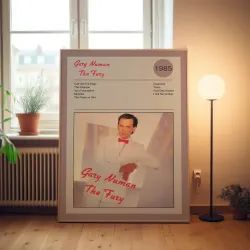 Gary Numan – The Fury Fine Art Album Poster | Music Decor