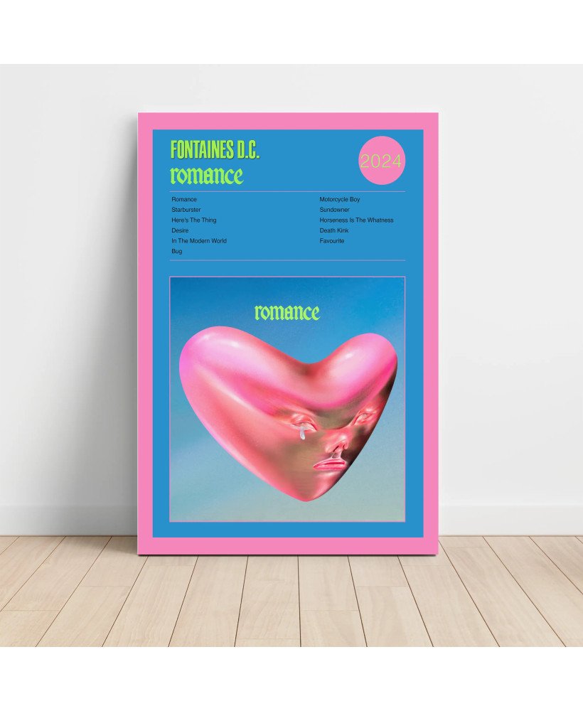 Fontaines D.C. – Romance Fine Art Album Poster Fontaines D.C. – Romance Fine Art Album Poster