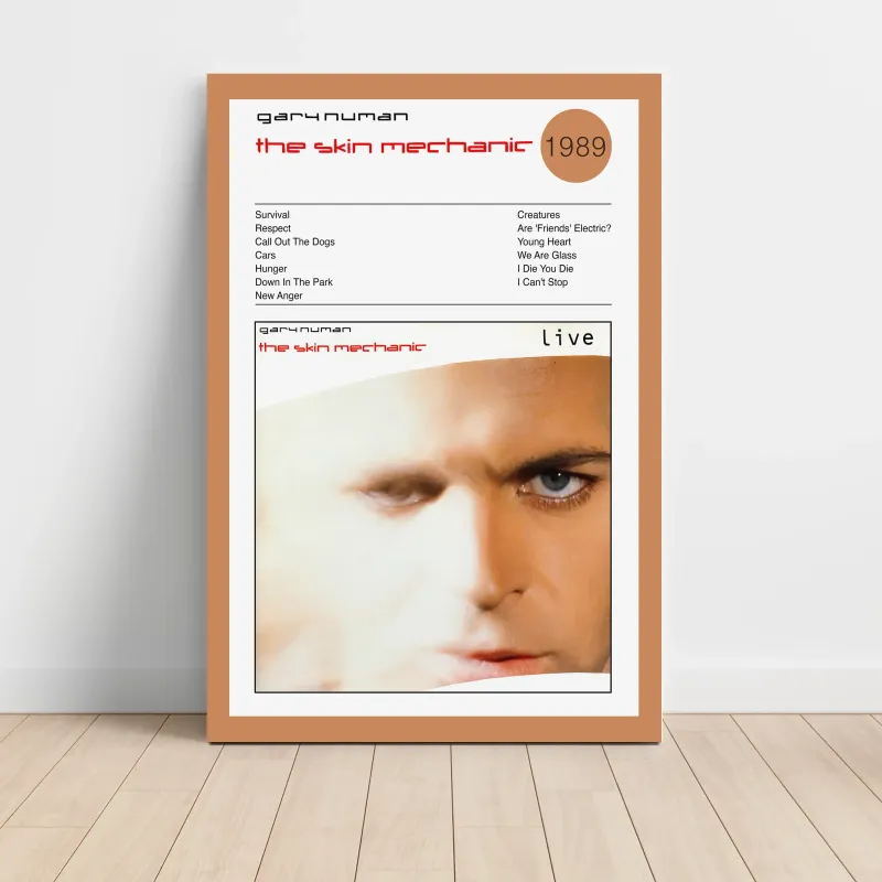 Gary Numan – The Skin Mechanic Live Fine Art Album Poster