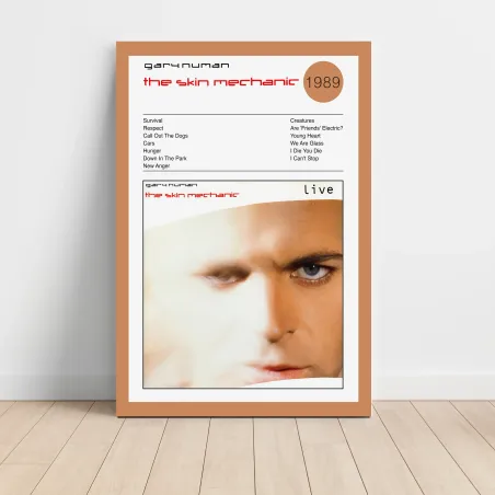 Gary Numan – The Skin Mechanic Live Fine Art Album Poster