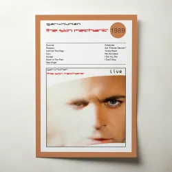 Gary Numan – The Skin Mechanic Live Fine Art Album Poster