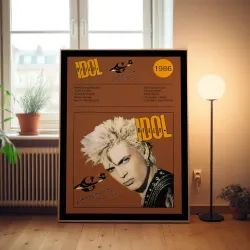 Billy Idol – Whiplash Smile Fine Art Album Poster Music Art