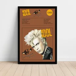 Billy Idol – Whiplash Smile Fine Art Album Poster Music Art