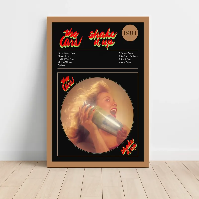 The Cars – Shake It Up Fine Art Album Poster | Music Decor