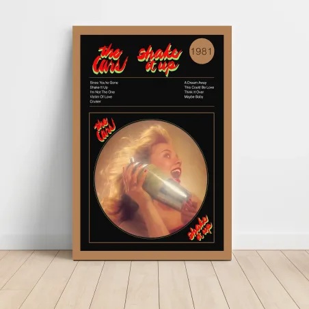 The Cars – Shake It Up Fine Art Album Poster | Music Decor