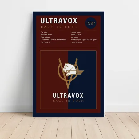 Ultravox – Rage In Eden Alternative Cover Fine Art Album Poster