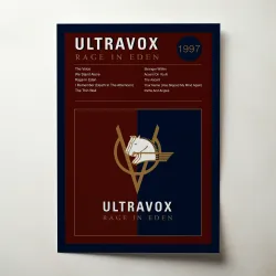 Ultravox – Rage In Eden Alternative Cover Fine Art Album Poster