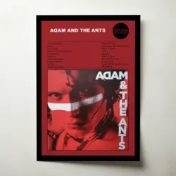 Adam & The Ants – The Singles Fine Art Album Poster
