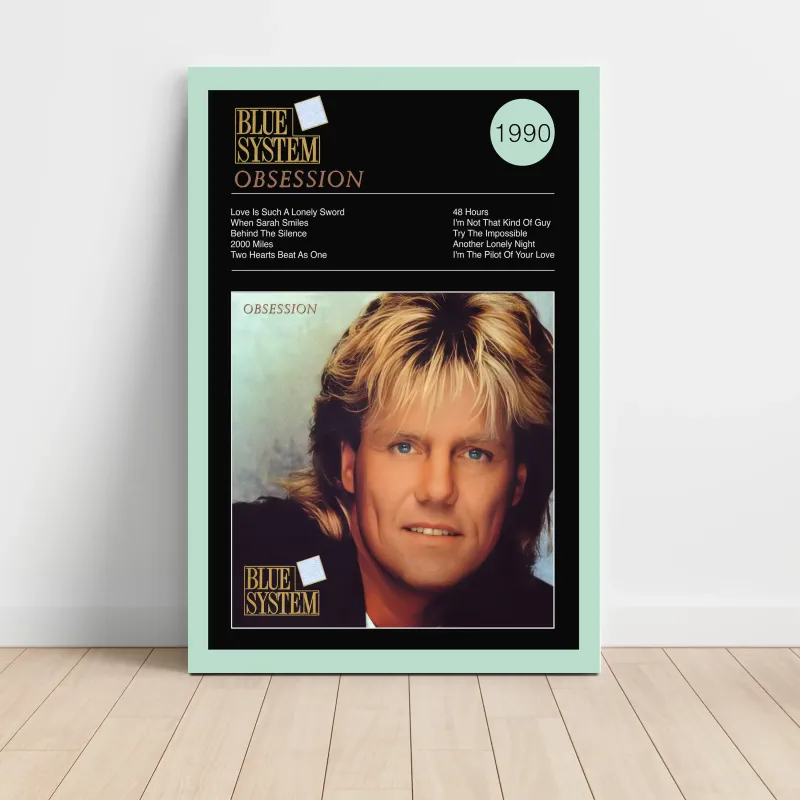 Blue System – Obsession Fine Art Album Poster