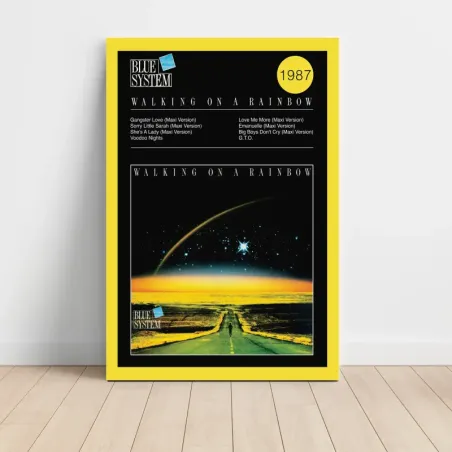 Blue System – Walking On A Rainbow Fine Art Album Poster