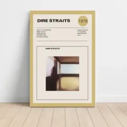 Dire Straits – Dire Straits Fine Art Album Poster