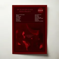 Duran Duran – Danse Macabre Fine Art Album Poster