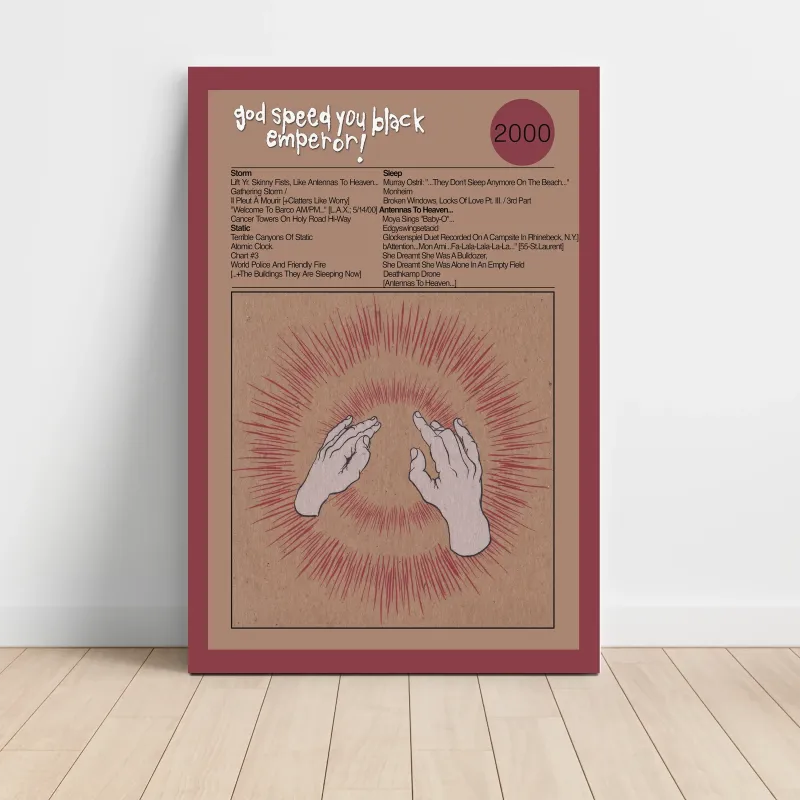 Godspeed You! Black Emperor – Lift Your Skinny Fists Like Antennas To Heaven Fine Art Album Poster
