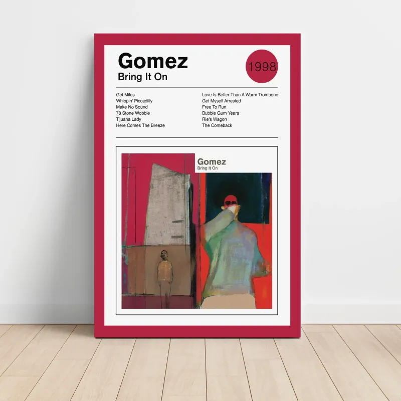 Gomez – Bring It On Fine Art Album Poster