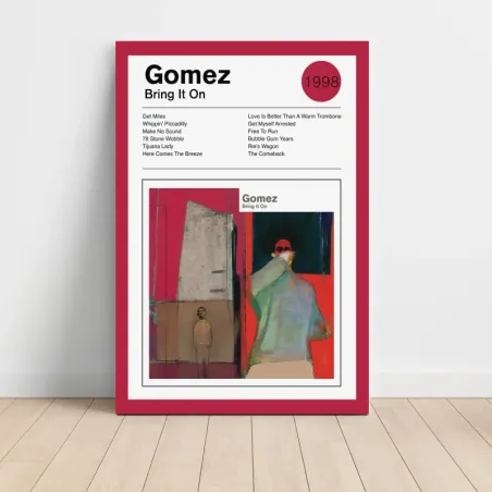 Gomez – Bring It On Fine Art Album Poster